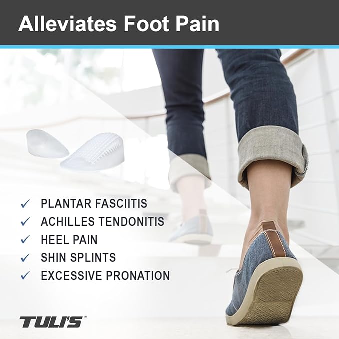TULIS CLASSIC GEL HEEL CUPS CLEAR