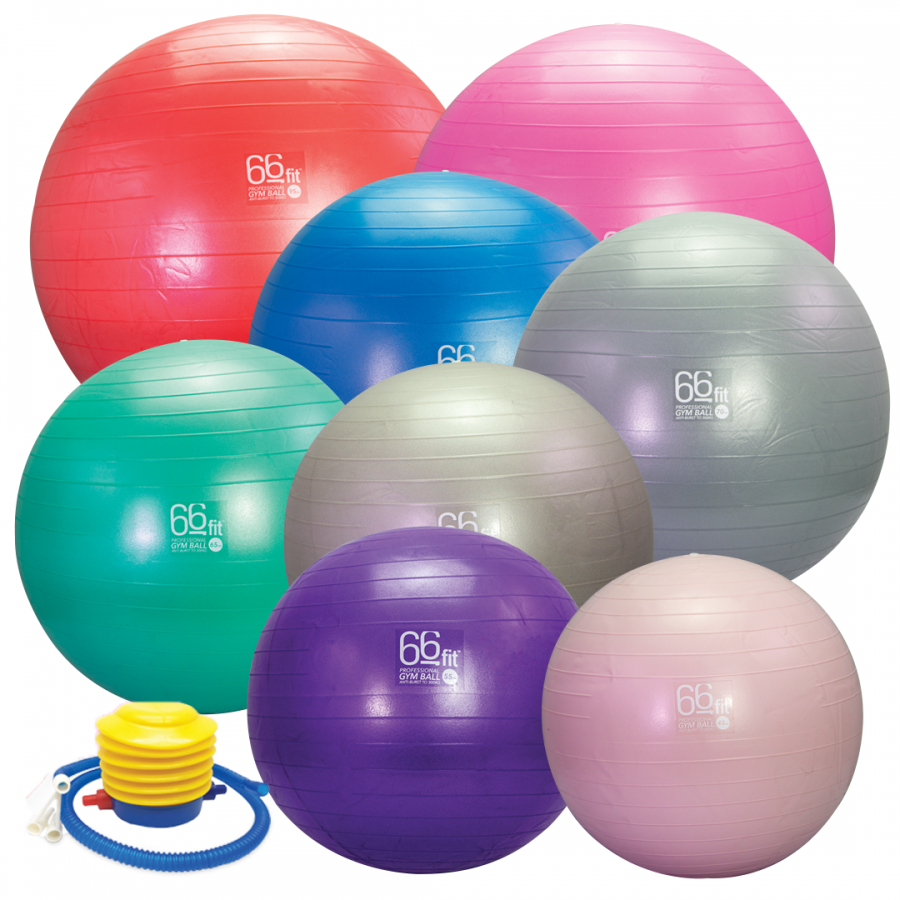 ALLCARE EXERCISE & POSTURE BALL - NON SLIP VINYL SURFACE AND RIBBED FOR EXTRA SENSE OF SECURITY