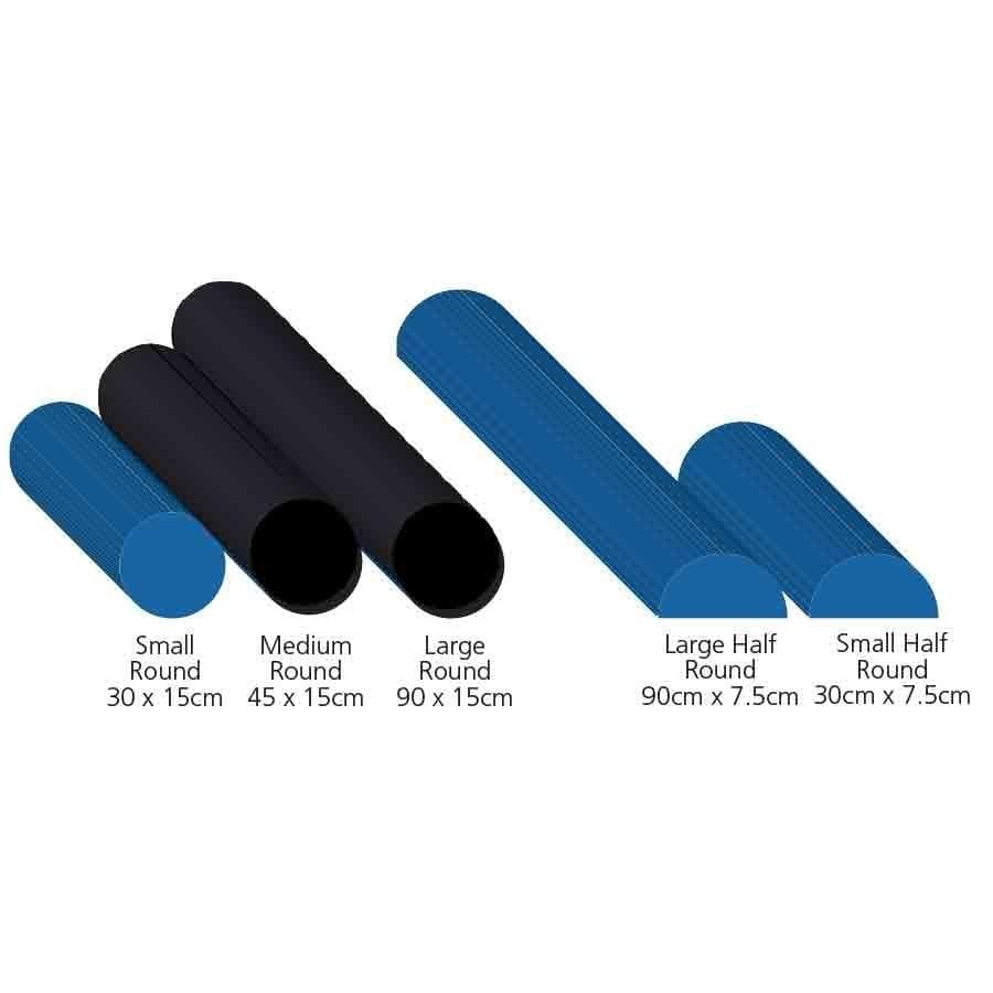 ALLCARE FULL ROUND FOAM ROLLERS FOR STRETCHING AND MASSAGE