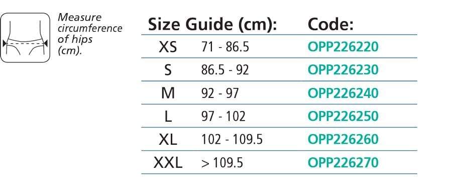 OPP2262 SACRO BELT WITH REINFORCEMENT STRAP