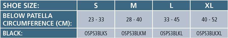 OS1ST COMPRESSION PS3 PATELLA SLEEVE