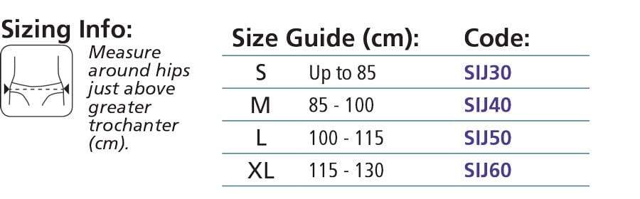 SEROLA SACROILIAC BELT FOR COMPRESSION AND SUPPORT OF THE SIJ JOINTS