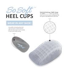 TULIS CLASSIC GEL HEEL CUPS CLEAR