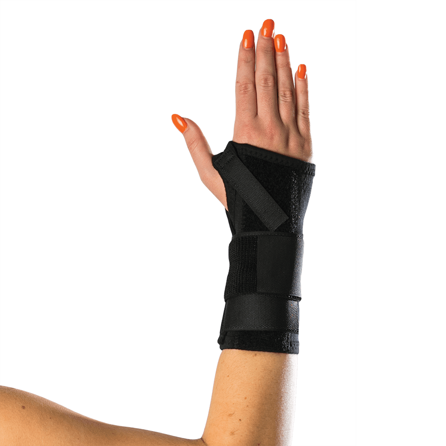 W11 ALLCARE UNIVERSAL WRIST SPLINT BLACK