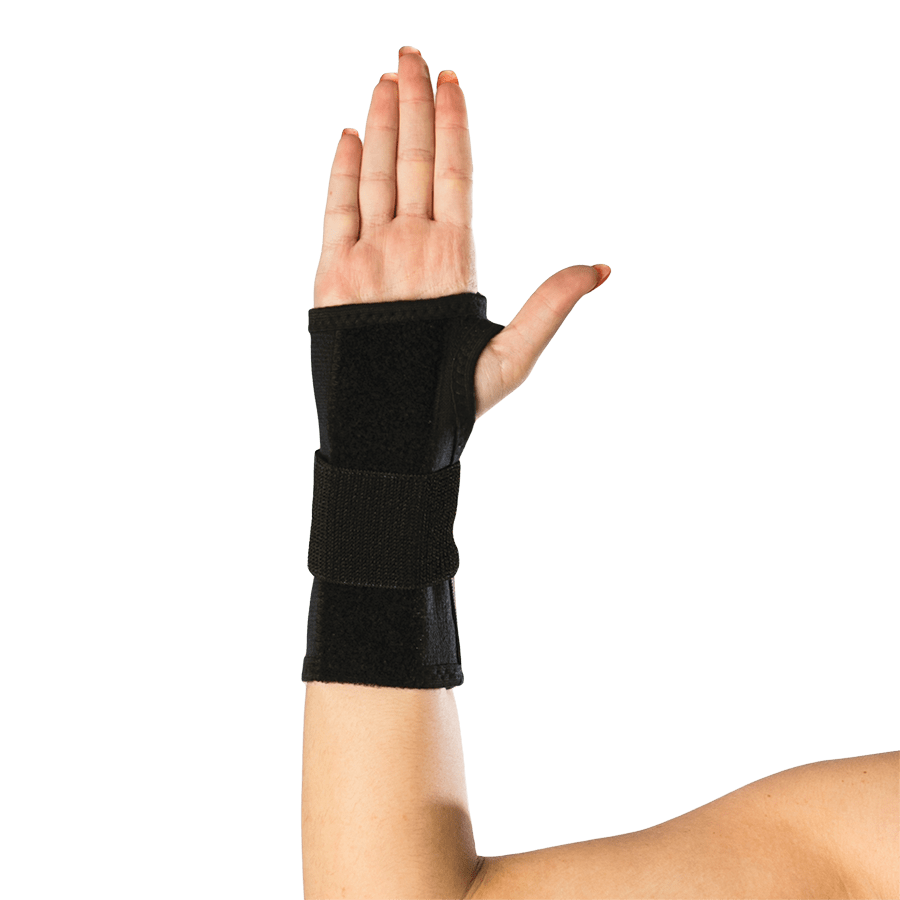 W11 ALLCARE UNIVERSAL WRIST SPLINT BLACK